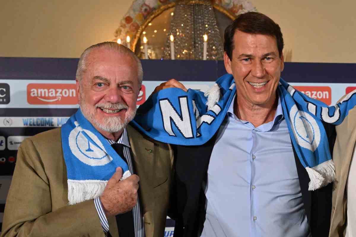 De Laurentiis e Garcia mercato napoli 