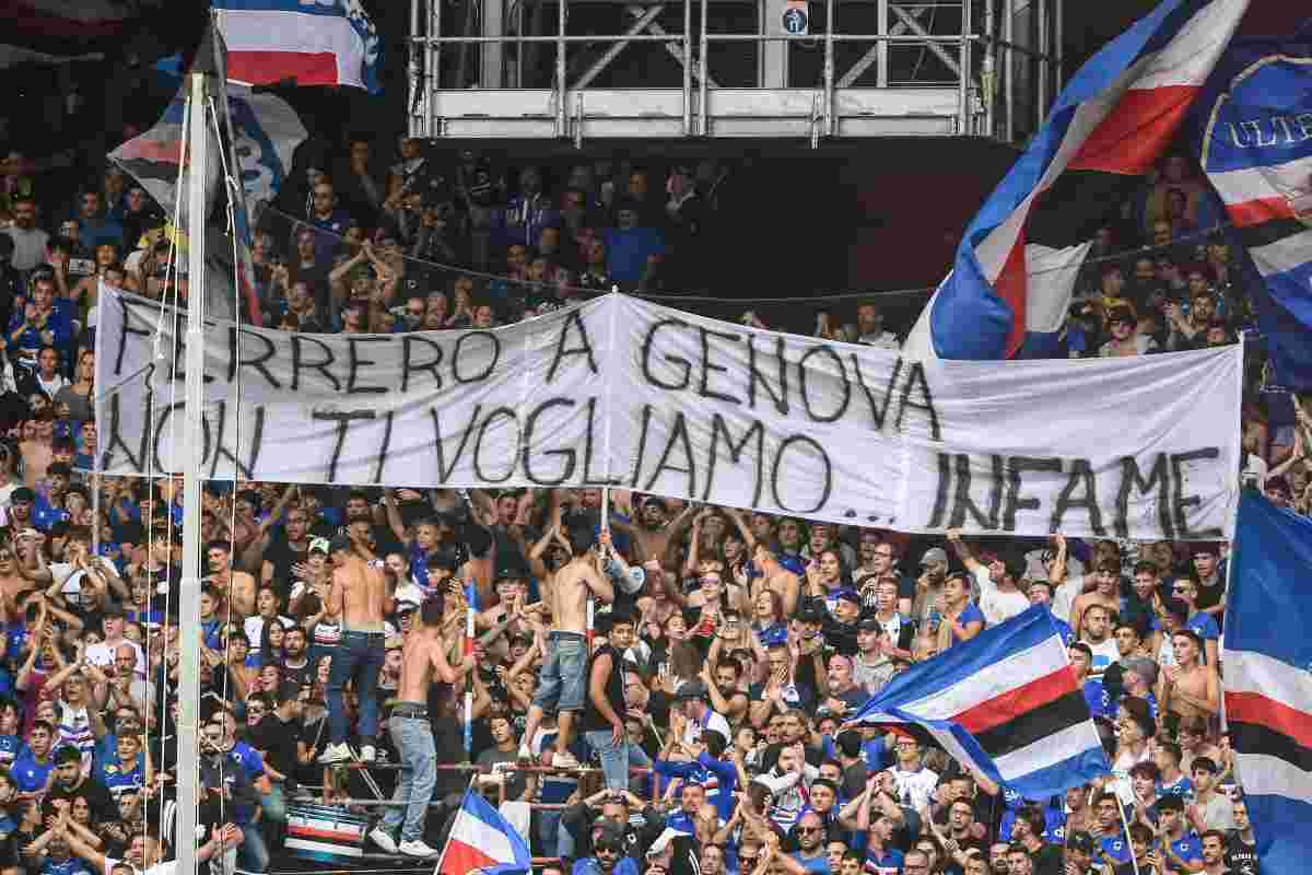 Ferrero tifosi Sampdoria