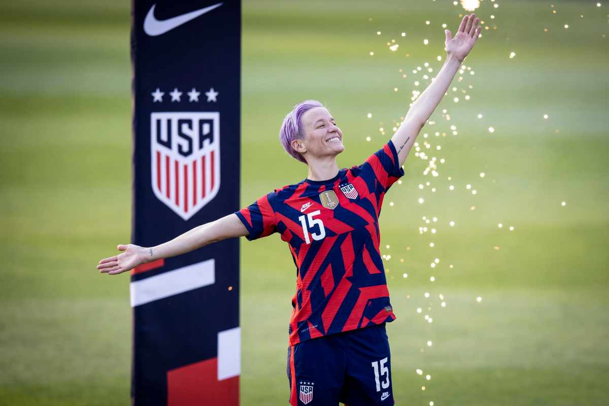 addio calcio Rapinoe