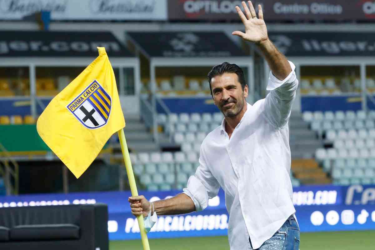 Ritiro calcio Buffon