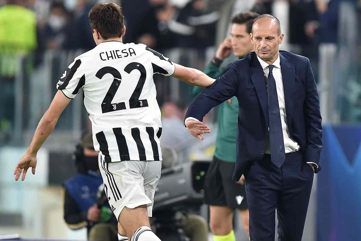 Juve scontro tra Chiesa e Allegri. Chi vincerà?