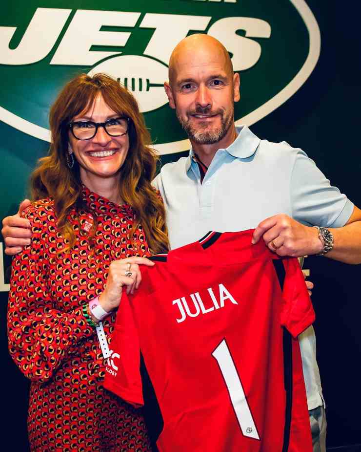 Julia Roberts visita lo United