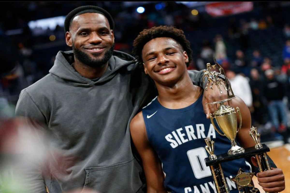 Bronny James condizioni