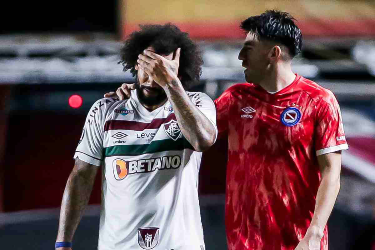 Marcelo Sanchez infortunio Argentinos Juniors Fluminense