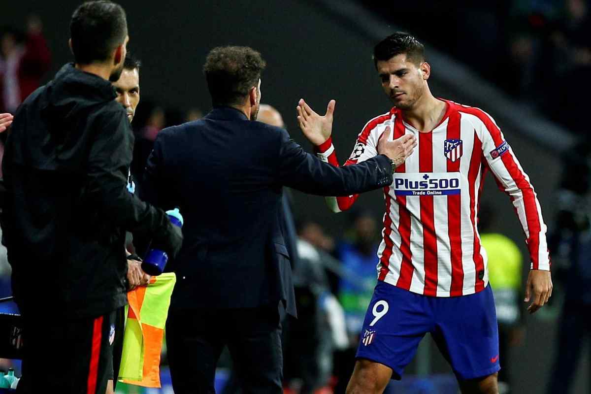 Morata resta all'Atletico Madrid 