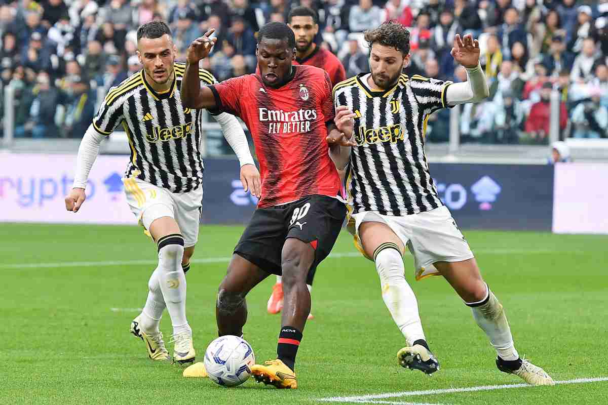 Musah e Locatelli in Juventus-Milan