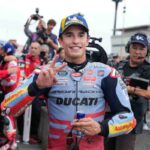 Marc Marquez alla fine di un Gp