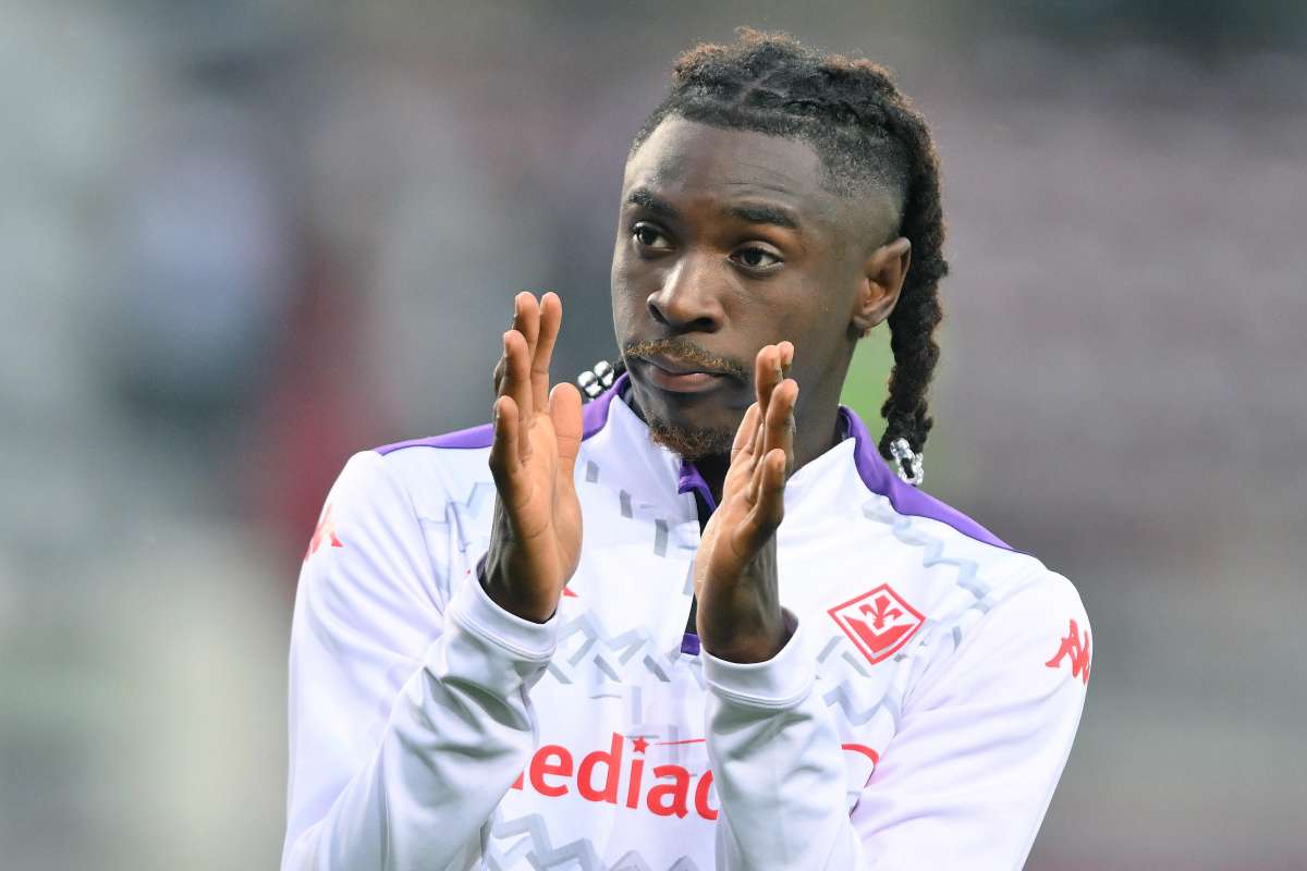 Kean con la Fiorentina