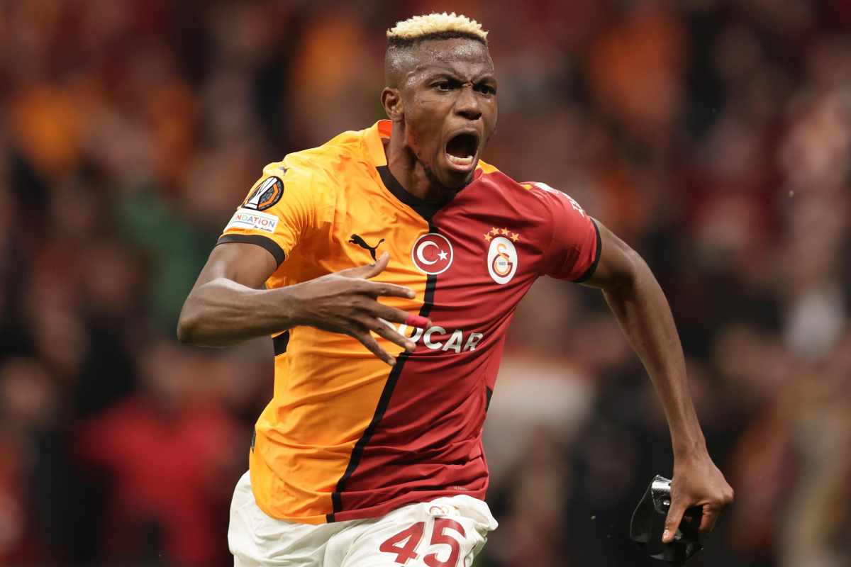 Osimhen in goal con il Galatasaray