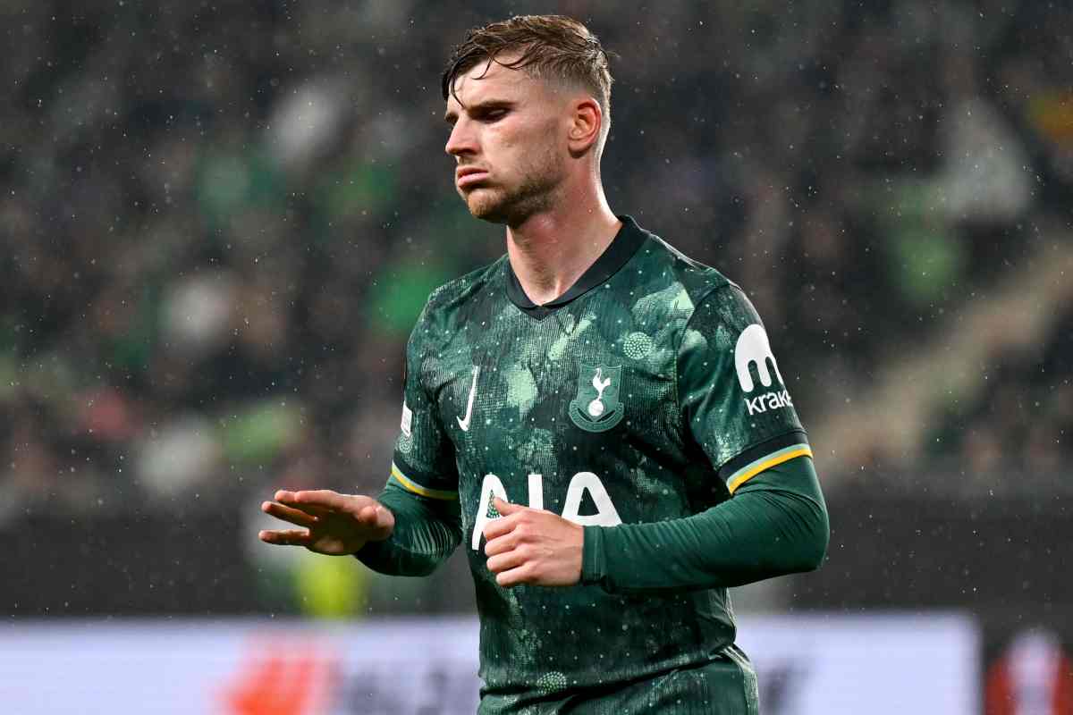 Werner in campo con il Tottenham