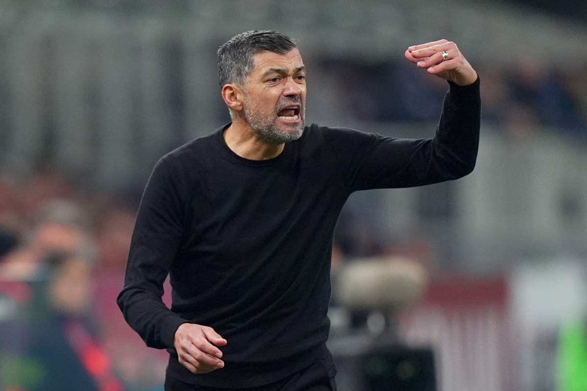 Sergio Conceicao urla in campo