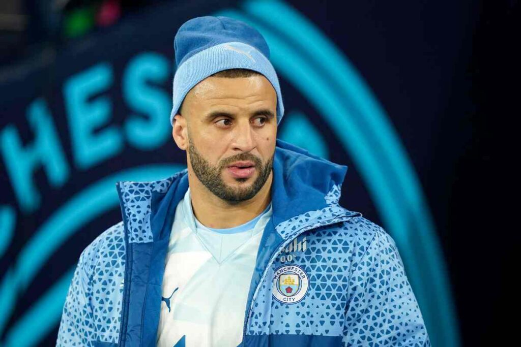 Il giocatore del Manchester City Kyle Walker