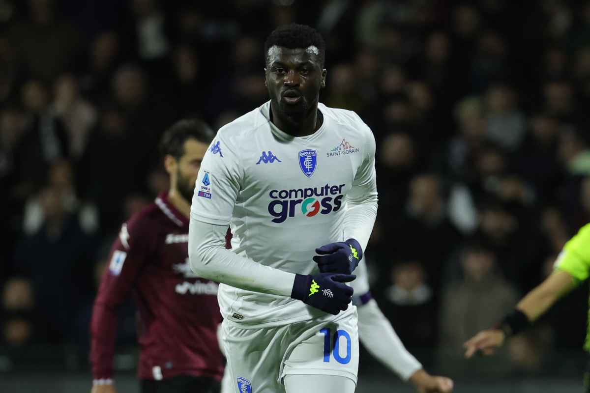 niang esultanza gol dell'empoli