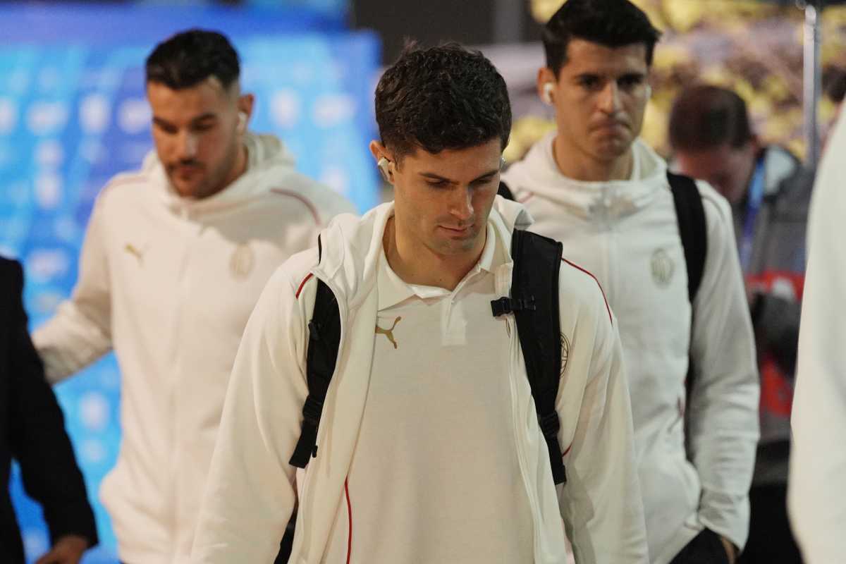 Pulisic con alle spalle Morata e Theo Hernandez